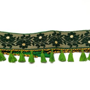 FlowerButi Green Waist Belt