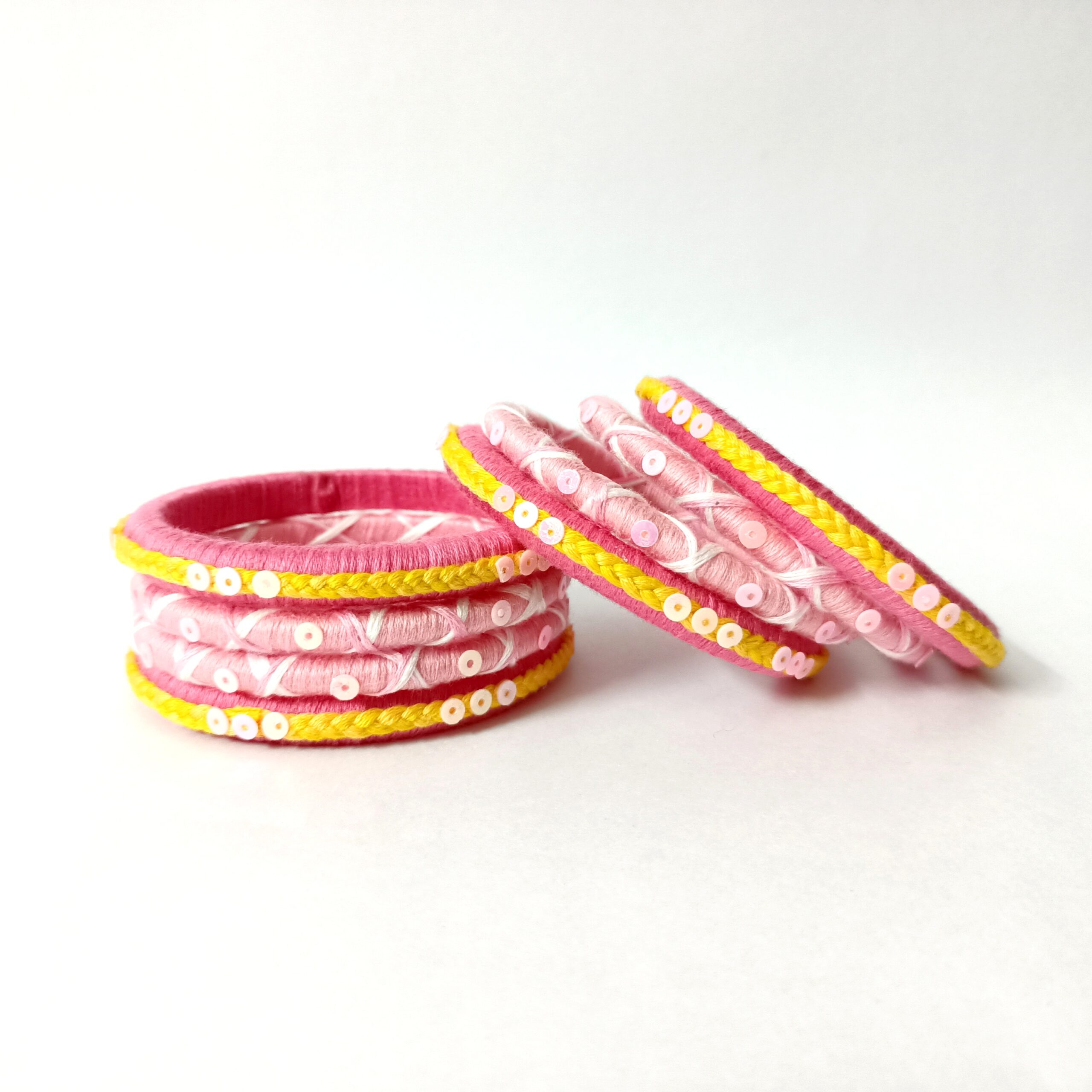 Suchi Bangles – Peach&Brown | Pink