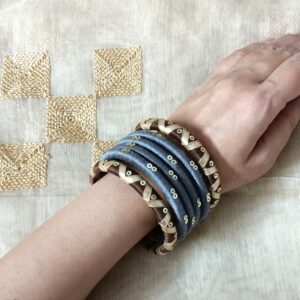 Saaj Bangles – Grey & Brown