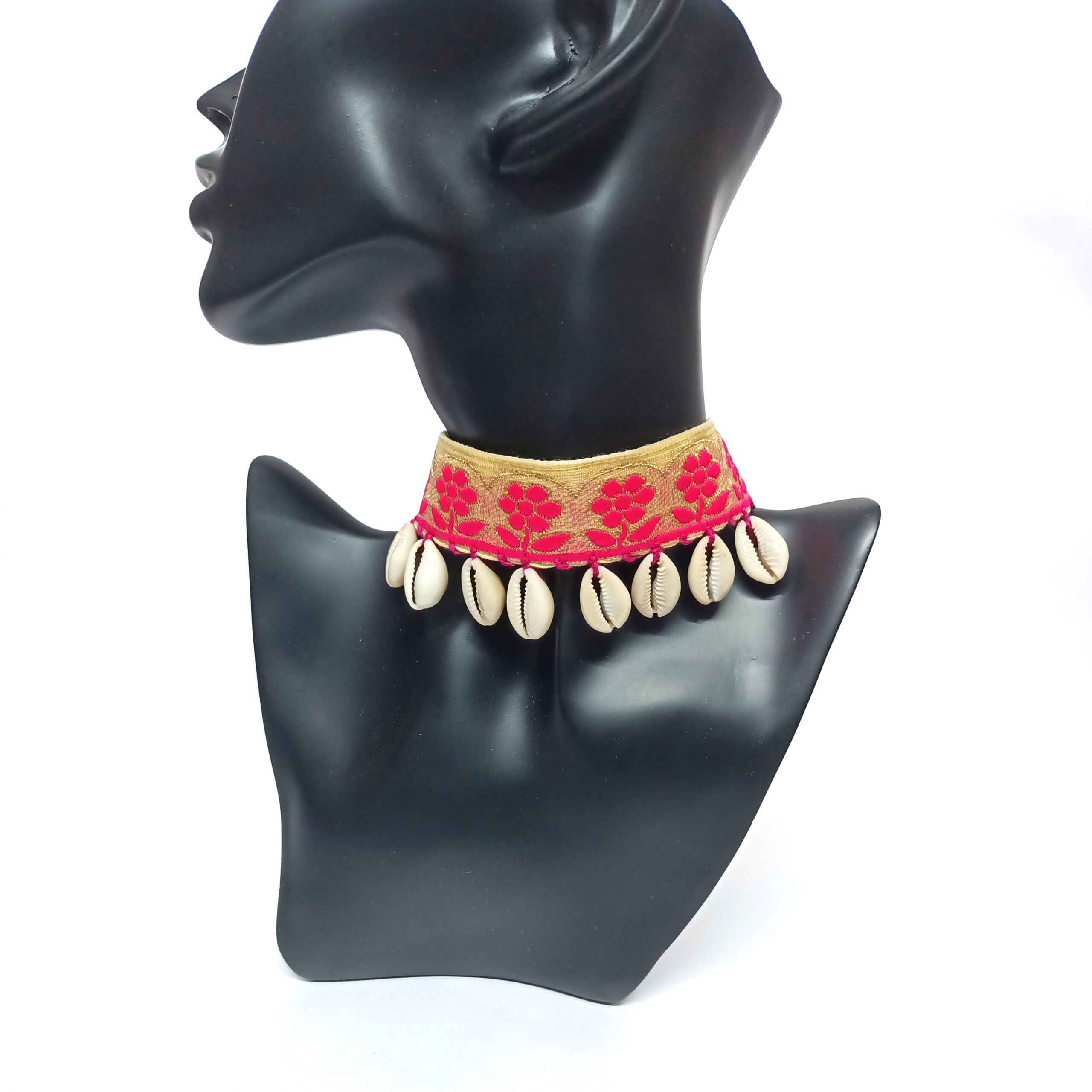 Suchi Choker – Black | Pink