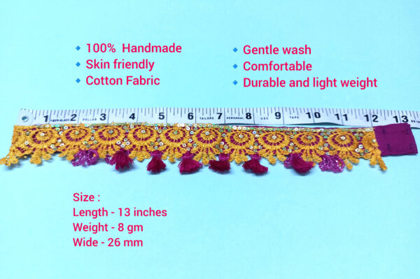 Yellow Lace Choker - Image 3