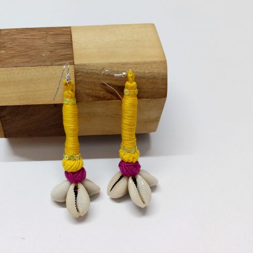 krit yellow earrings