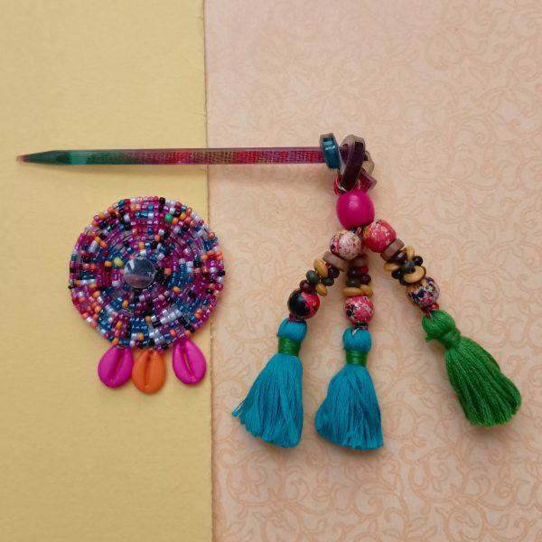 Krit jura pin with chakri multi color- combo