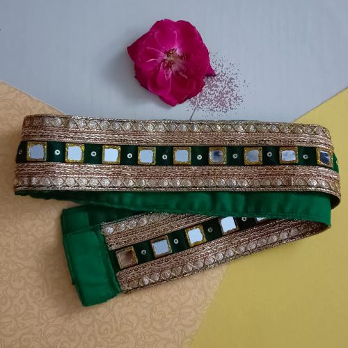 Raavi Forest Green waist belt