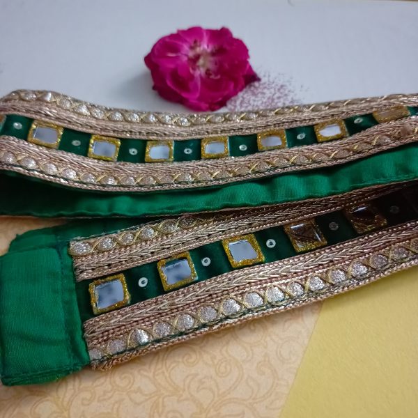 Raavi Forest Green waist belt