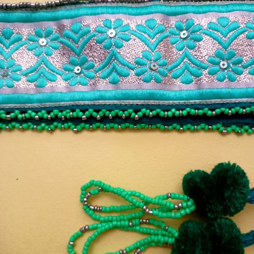 hari buti waist belt (aqua green)