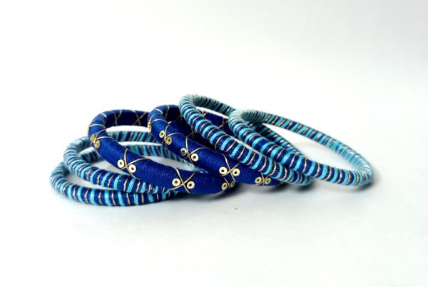 kira blue bangles (2) kira blue mini bangles