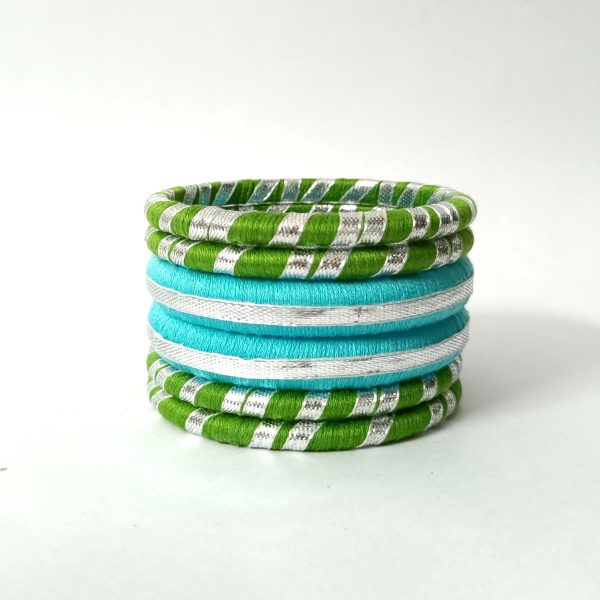kira cyan- green bangles (1) kira cyan- green mini bangles