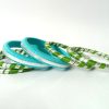 kira cyan- green bangles (2) kira cyan- green mini bangles