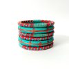 kira red-aqua mini bangles