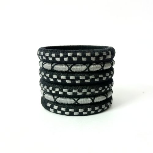 krit black and gray bangles