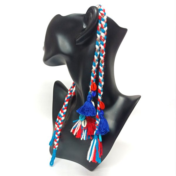 Blue hair extension/chotti