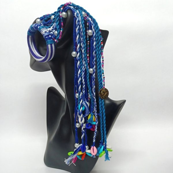 krit blue jura hair strings (4) Blue jura Stings/Extension