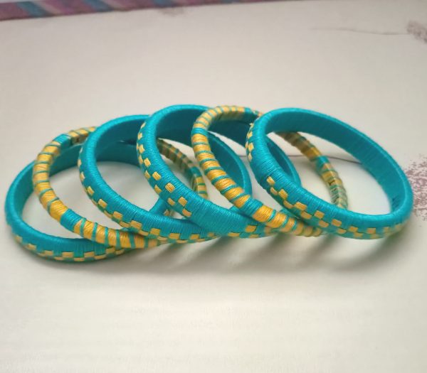 krit cyan-yellow bangles (3) krit cyan-yellow bangles
