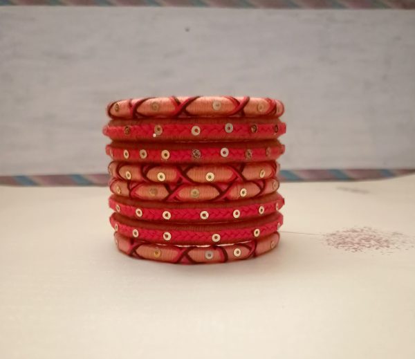 krit peach bangles (1) krit peach & orange bangles