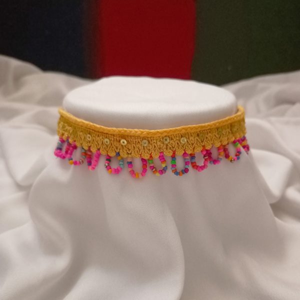 medani yellow choker