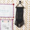 Mini wall photo frame -macramé - Royal Blue color